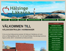 Tablet Screenshot of halsingelakarna.se